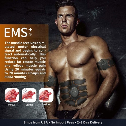 Fitness belt abs stimulator - abs,